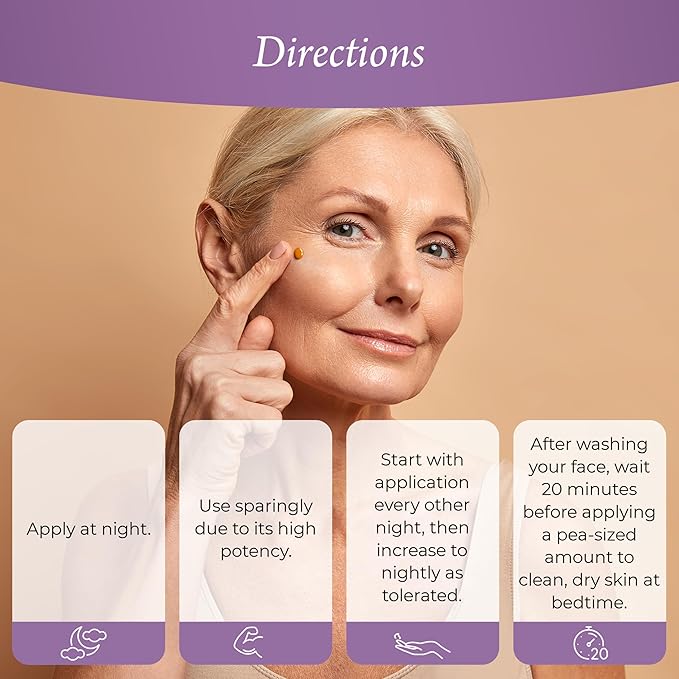 DERMAdoctor Kakadu C Dermatologist Formulated 1% Retinol Cream + Vitamin C, E Ferulic Complex, Anti Aging Face Cream to Brighten, Smooth and Firm. Hyperpigmentation Treatment for Face - 1.01 fl oz