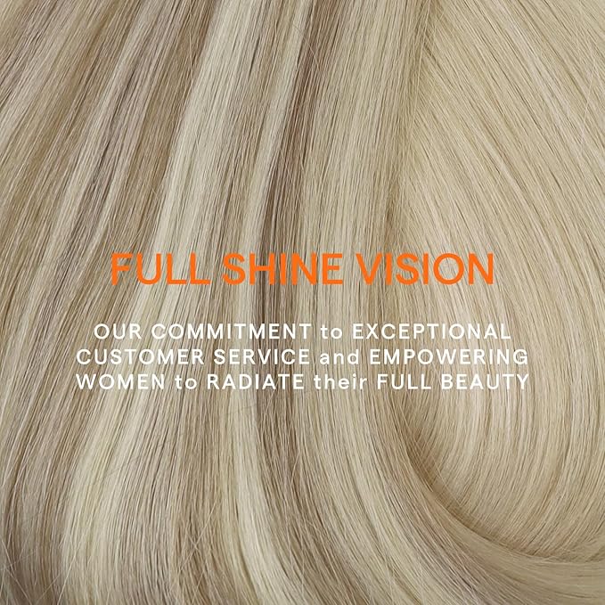 Full Shine Blonde Highlight Clip in Hair Extensions Blonde Hair Extensions Clip in Human Hair Balayage Human Hair Extension for Women for Long Hair 7 Pcs 22 Inch 120 G