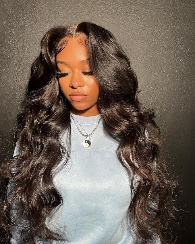 12A Body Wave Bundles Human Hair 16 18 20 22 Inch 4 Bundles Human Hair 100% Unprocessed Brazilian Body Wave Hair Extensions for Women Natural Black