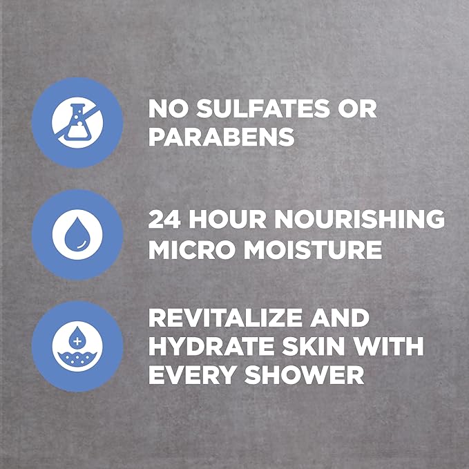 DOVE MEN + CARE Midnight Classico Body and Face Wash 4 Count for Calm, Replenished & Hydrated Skin