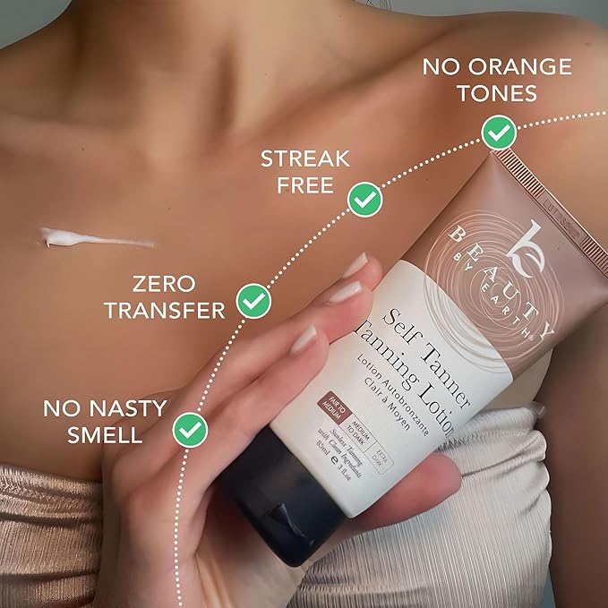 Self Tanning Lotion - Travel Size Tanner for Sunless Tan with Organic & Natural Ingredients
