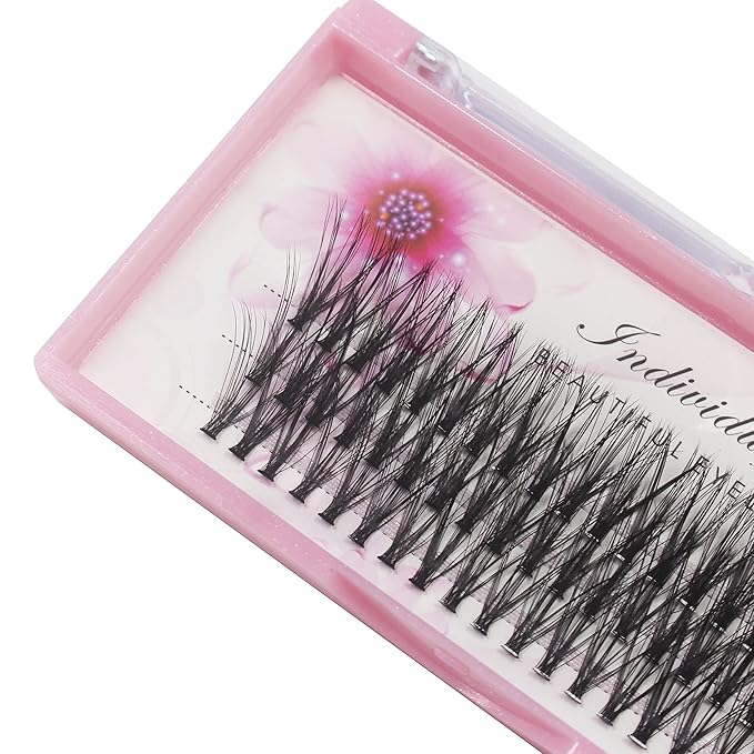 Bodermincer 20D 0.07mm Thickness 8-22mm To Choose Grafting False Eyelashes False Eyelashes Individual Natural Long Mink Fake Eyelashes Extension Handmade Bulk Wholesale (20mm)