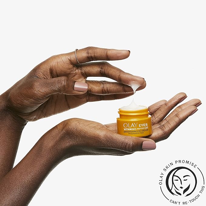Olay Vitamin C + Peptide 24 Eye Cream, Fragrance-Free, 0.5 oz