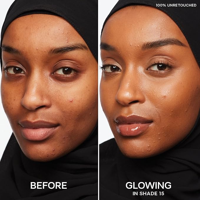 Saie Slip Tint Radiant Cream Concealer & All-Over Face Makeup - Concealer for Dark Circles, Redness & Blemishes - Lightweight Makeup Made with Hydrating Hyaluronic Acid - Shade 15 (0.17 oz)