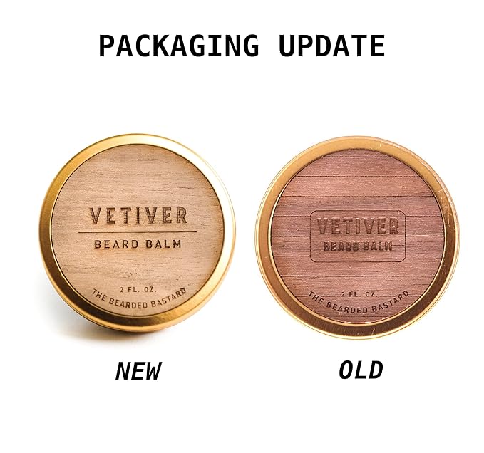 TBB Vetiver Beard Balm for Men | Tame & Style Your Beard | Beard Conditioner with Shea Butter, Jojoba Oil, Argan Oil (2 Oz.)