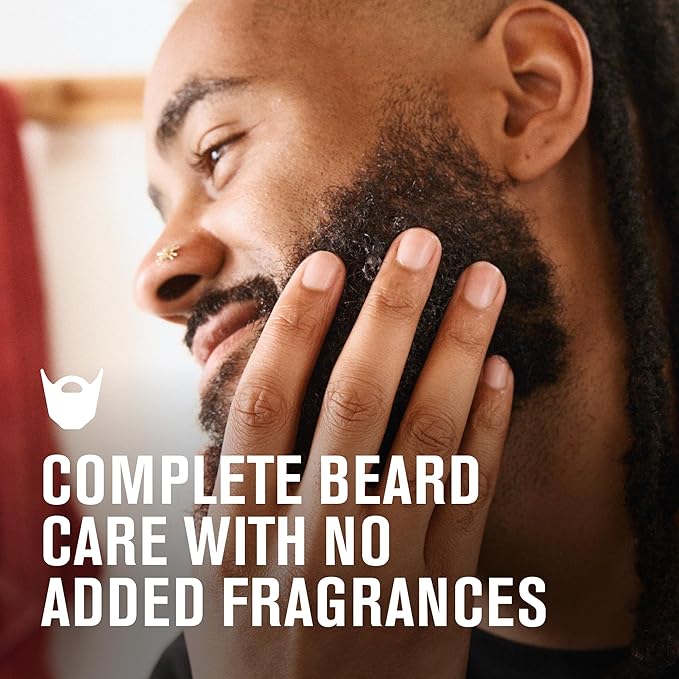Every Man Jack Unscented Beard Bundle - Fragrance Free for Sensitive Skin - Contains (1) each of Beard & Face Wash, Beard Butter, and Beard Oil