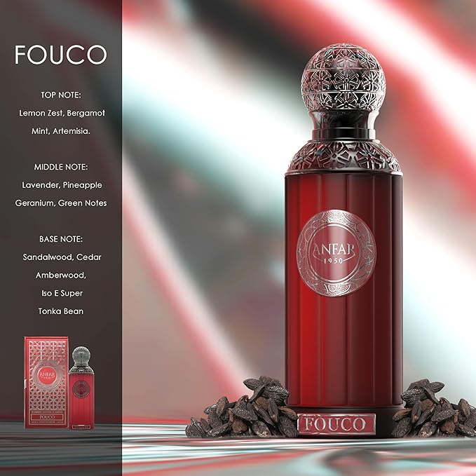 Fouco for Men - 3.4 oz Extrait De Parfum Spray