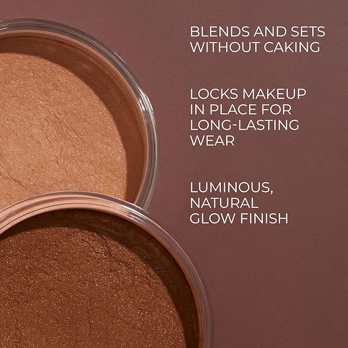 COVER FX Illuminating Setting Powder - Shade Light - Radiant Loose Makeup Finishing Powder - Lock in Makeup - Blurs Fine Lines - Full Size