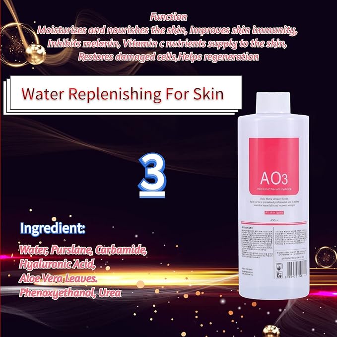AS1 Aqua Peeling Solution Top Salon Skin Scrub Hydra Skin Scrub Special Solution Small Bubble Solution 400ml