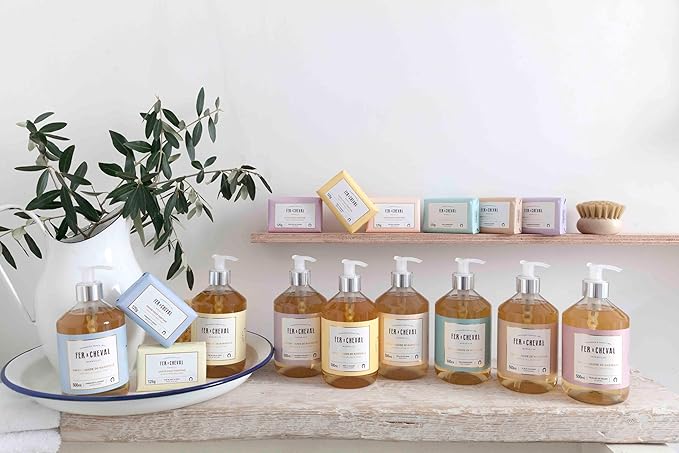 Fer à Cheval Savon Liquide De Marseille Soap, Luxury Hand Soap Savon De Marseille Soap Bundle, 500ml/16.9fl oz