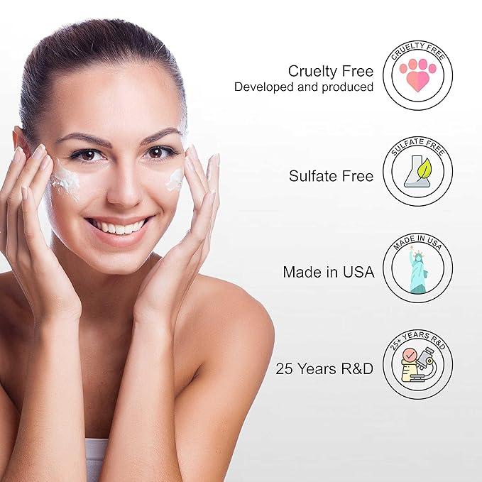 Bioactive Facial Cleanser for Oily Skin, our Face Wash Provides a Gentle Deep Clean and Eliminates Excess Oil (4.5 fl oz)