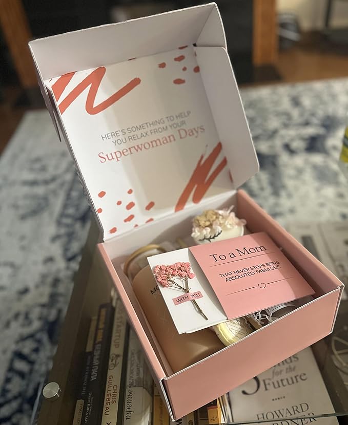 Best Mom in the World Mothers Day Gifts Set - Gifts for Mom from Daughter Son Relaxing Gifts for Women Set – Gift for Any Occasion – Mom Birthday Gifts Box – Gift Box for Mother's Day