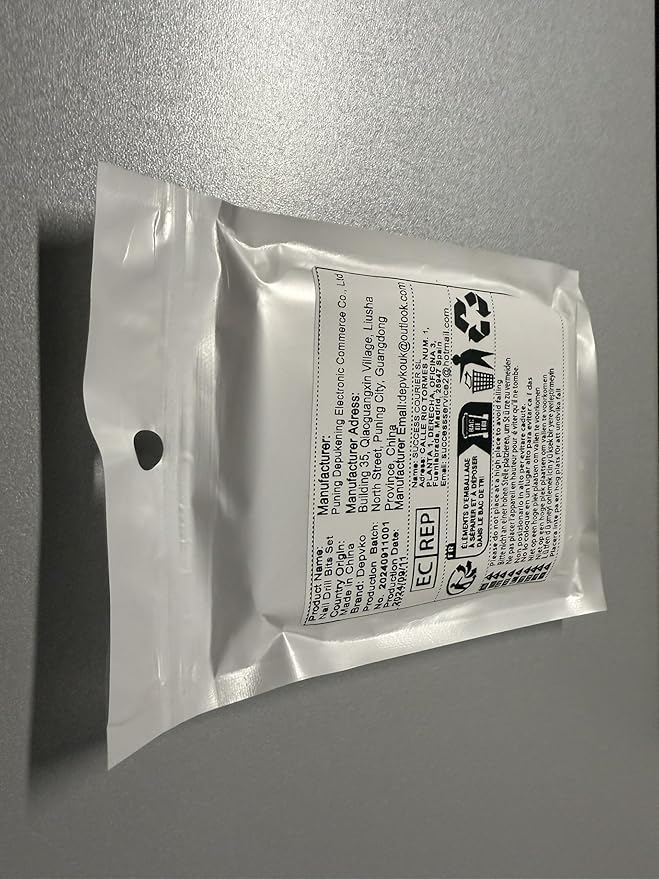 Depvko 13PC Nail Drill Bits Set, Drill Bits for Nails, 3pcs Tungsten Carbide Drill Bits+ 3pcs Ceramic Efile Nail Drill Bits+ 6pcs Cuticle Drill Bits+ 1pcs Brush, 3/32 inch Nail Bits for Nail Drill