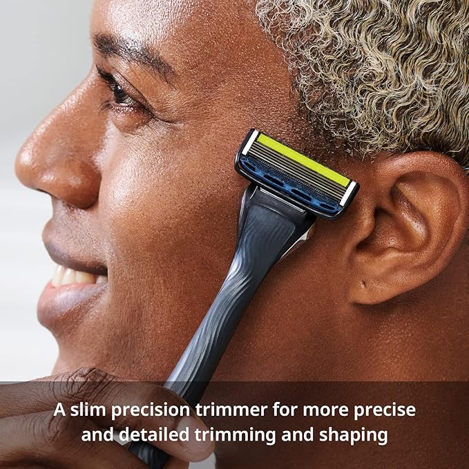 Dorco Pace 5 Pro Razors - Shaving System For Men with Trimmer - 16 Refill Cartridge Set