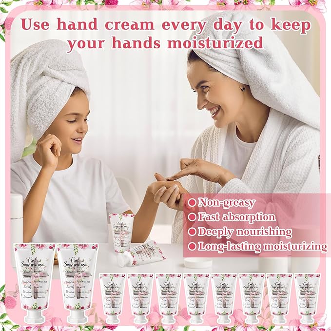 50 Pack Christian Hand Lotion Bulk Gifts for Women Mother Day Bible Mini Travel Hand Lotion Bulk for Stocking Stuffers Gifts Women Church Appreciation Teachers Coworkers(Classic)