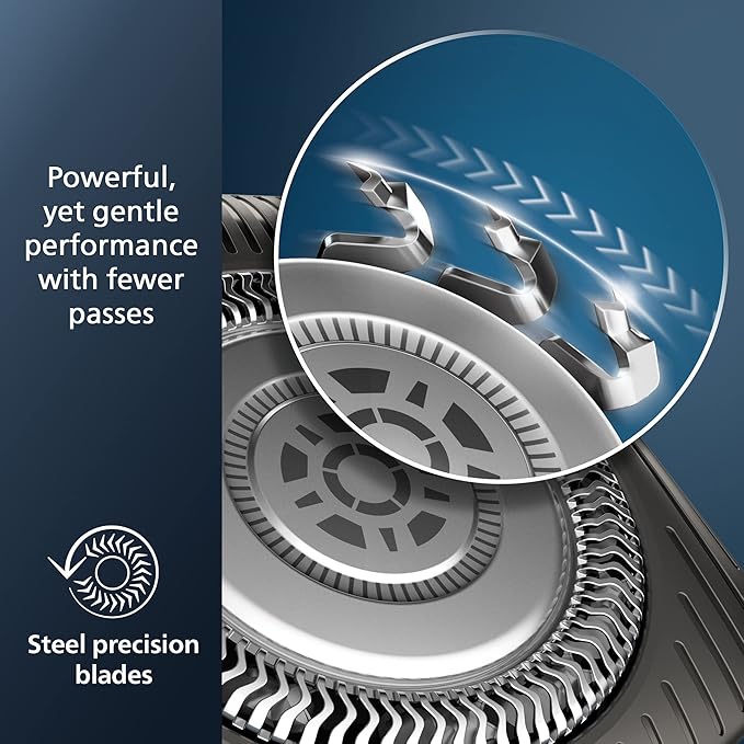 Philips Norelco Shaver 5400, Rechargeable Wet & Dry Shaver with Pop-Up Trimmer, S5880/81