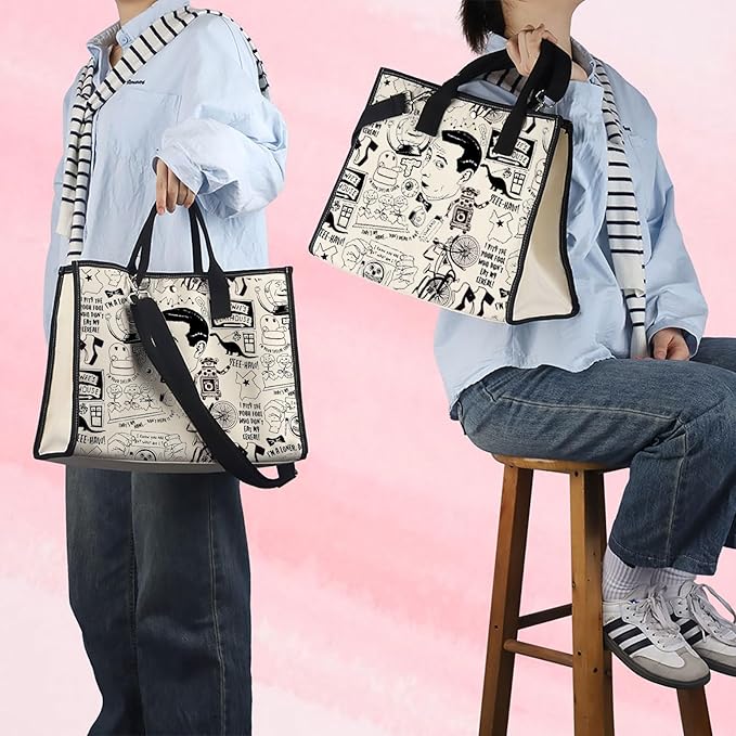 MNIGIU P-ee Herman Playhouse Tote Bag - P-ee Herman Fan Gift Merchandise