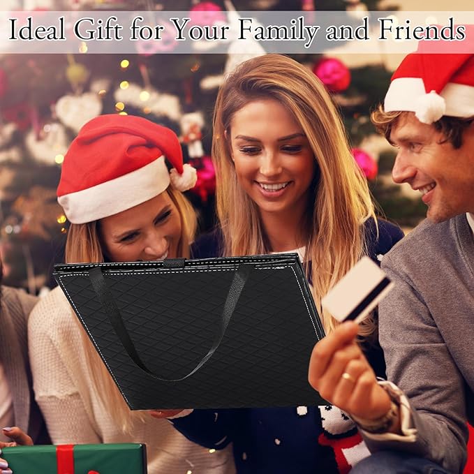 Foldable Backstage Mirror with Handle 33.5X 13.4 Inch Leather Folding Hanging Mirror Rectangular for Travel Dance Bag Home Fitness Spa Gift for Dancers（Black）