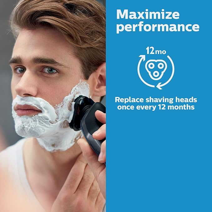 Philips Norelco Genuine SH60/72 Shaving Heads Compatible with Norelco Shaver Series 6000