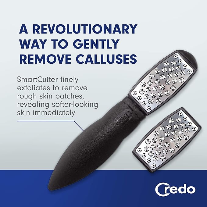 Credo Solingen Smart Cutter Callus Remover for Feet & Hand | Gentle Foot File & Foot Callus Remover | Callus Shaver Pedicure Supplies for Dry Cracked Feet & Flaky Skin