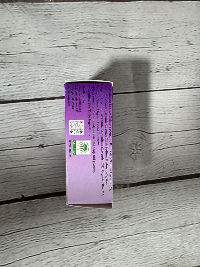 Body Wash Castile Soap Bar for Sensitive Skin – Long Lasting Natural Bar Soap for Men and Women with Olive Oil and Cocoa Butter - Vegan Lavender Scented by Carolina Castile, 5 oz Each