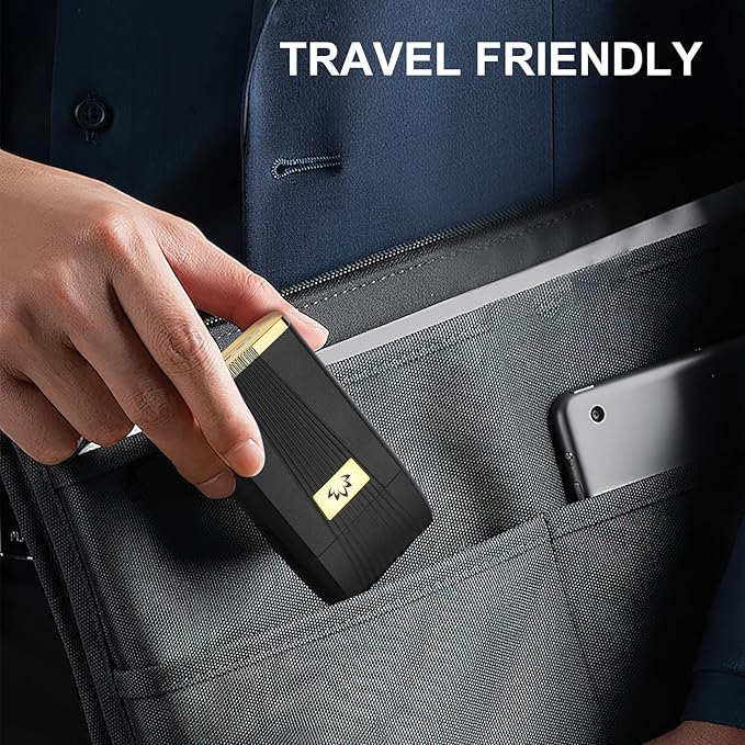 Foil Bald Shavers for Men, Powerful Motor Electric Razor, Head Shavers, Men's Foil Beard Trimmer, Cordless Rechargeable LED Display