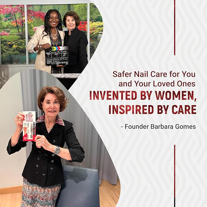 Mothers Day Gift, Nail Care & Cuticle Remover Tool with Interchangeable Attachments, At Home or Travel Ready, Gentle Cuticle & Hangnail Grooming for Finger Nails & Toe Nails