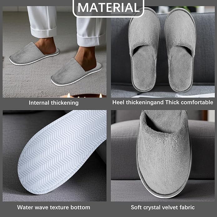 8-14-15Pairs guest slippers disposable for guests Washable Reusable Which Can Be Used As Women Men House Indoor Bathroom Bedroom hotel