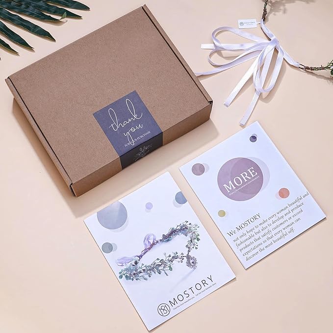 MOSTORY Light up Antler Crown - Handmade Blue Flower Elf Headpiece Forest Fairy Headband Elven Dark Circlet for Women Renaissance Cosplay Goth Wedding Renfaire Accessory