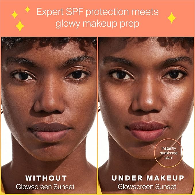Supergoop! Glowscreen SPF 40, Sunset (Deep Bronze Glow) - 1.7 fl oz - Glowy Primer + Broad Spectrum Tinted Sunscreen - Helps Filter Blue Light - Hydration - Hyaluronic Acid & Vitamin B5