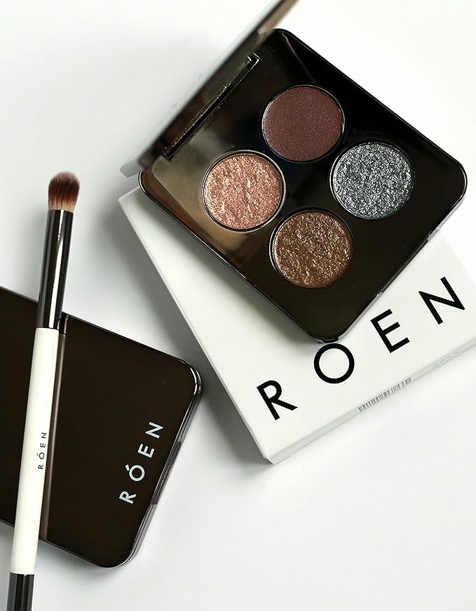 RÓEN Natural 52 Degrees Cool Eye Shadow Palette | Vegan, Cruelty-Free, Clean Makeup
