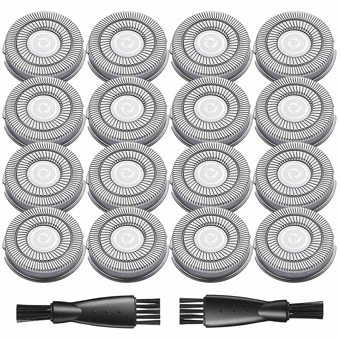 16PCS Pitbull Shaver Replacement Blade for Skull Shaver Replacement Heads, Skull Shaver Replacement Blades for Pitbull Gold Replacement Blades, Pitbull Skull Shaver Replacement Blade, Bald Man Gifts
