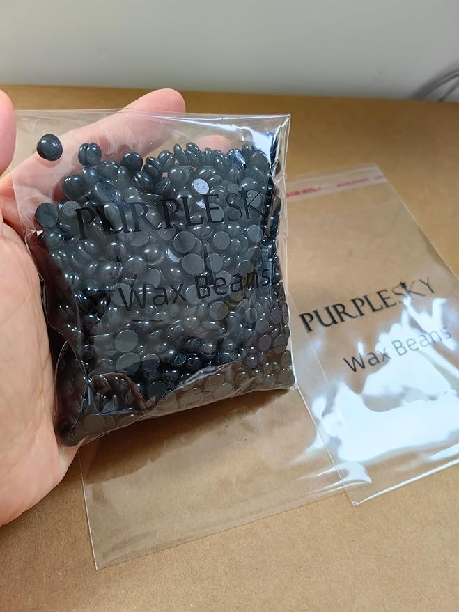 PURPLESKY Wax Beads, 40oz Hard Wax Beads Bulk for Hair Removal, Bikini Wax for Nose Waxing for Leg, Underarm, Eyebrow, Salon Gift Waxness