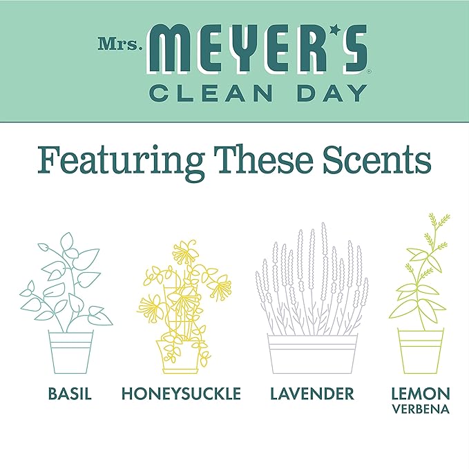 MRS. MEYER'S CLEAN DAY Liquid Hand Soap Mint (12.5 Fl Oz (Pack of 3))