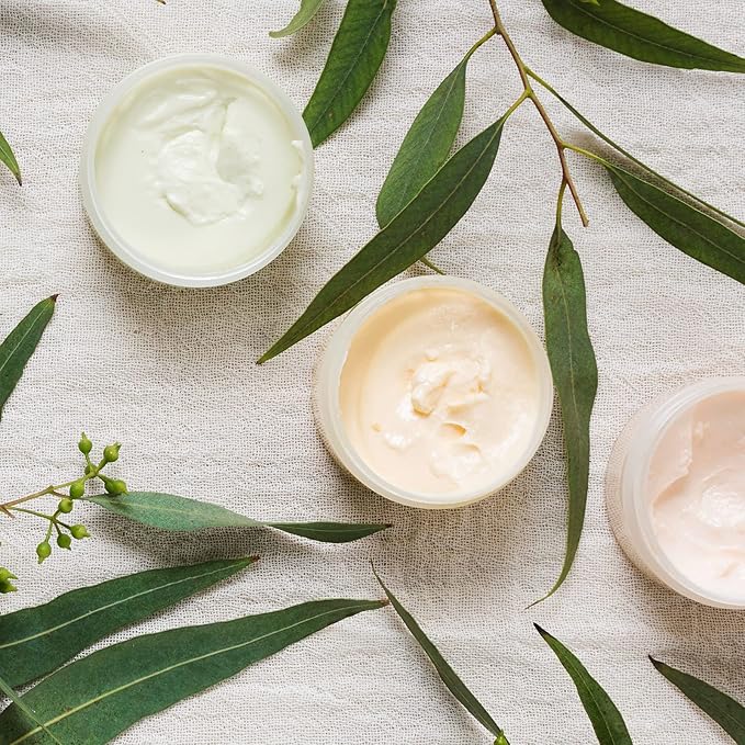 ﻿Eternal Moment 36 Pack 6 OZ Plastic Jars Round Clear Cosmetic Container Jars with White Lids, Perfect for Lotion, Slime，Cream, Ointments, Makeup, Eye Shadow, Samples, Pot, Travel Storage