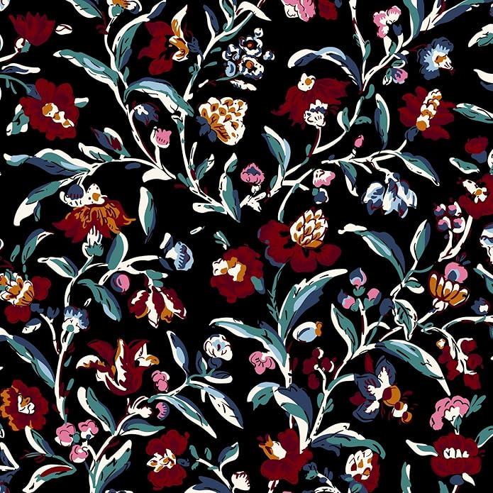 Vera Bradley Women's Cotton Large Cosmetic Makeup Organizer Bag