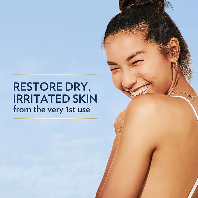 Vaseline Intensive Care Body Lotion 4 Pack Sensitive Skin Relief For Dry Skin With Colloidal Oatmeal and Ultra-Hydrating Lipids 20.3 oz