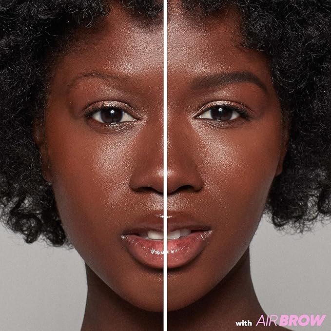 Kosas Air Brow Tinted Gel with Clean, Vegan Ingredients for Fluffy, Full and Healthy Brows, Longwear (Black)