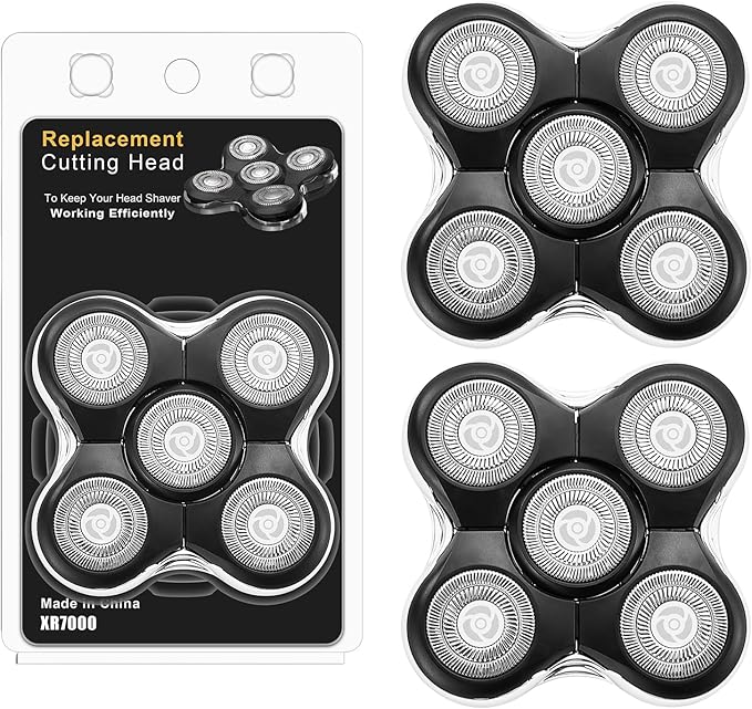 Shaver Replacment Heads Compatible with Remington Balder Pro XR7000 Head Shaver (2 Packs)