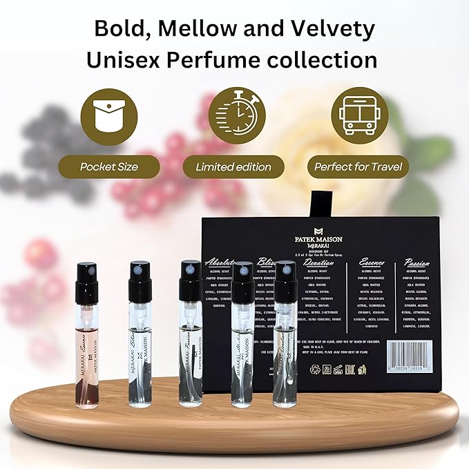 Patek Maison Merakai Perfume for Women and Men Discovery Mini EDP Vial Gift Set