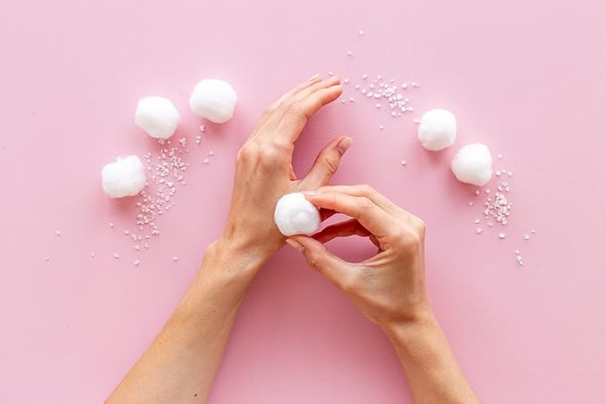 DecorRack 3000 Mini Cotton Balls Bulk Pack for Make-Up, Nail Polish Removal, Applying Oil Lotion or Powder, Multi-Purpose Balls Made from 100% Natural Cotton, Soft and Absorbent (3000 Count)