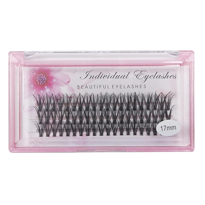 Bodermincer 20D 0.07mm Thickness 8-22mm To Choose Grafting False Eyelashes False Eyelashes Individual Natural Long Mink Fake Eyelashes Extension Handmade Bulk Wholesale (17mm)