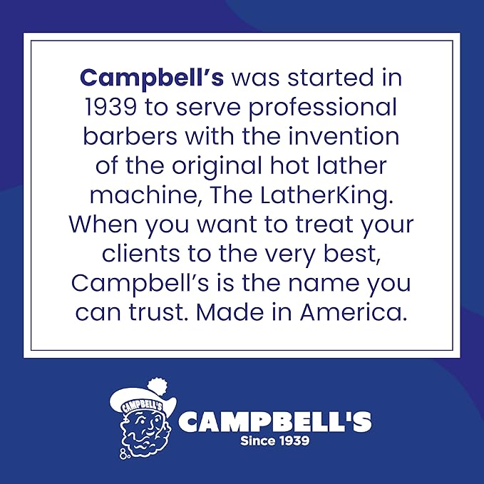 Campbell's Liquid Shave Cream 8 oz for Barbers