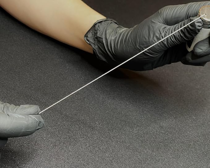 2PK White Premium brow mapping string, Effortless eyebrow mapping. The perfect PMU Supplies and Microblading Supplies for your eyebrow measuring tool kit. 229.6FT per 2 pack! (2 Pack White)