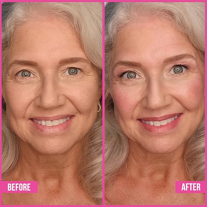 Vibriance Makeup Simplified Illuminate Stick - All-in-One, Mature Skin Highlighter - Lips, Cheeks, Eyes Cosmetics for Older Women