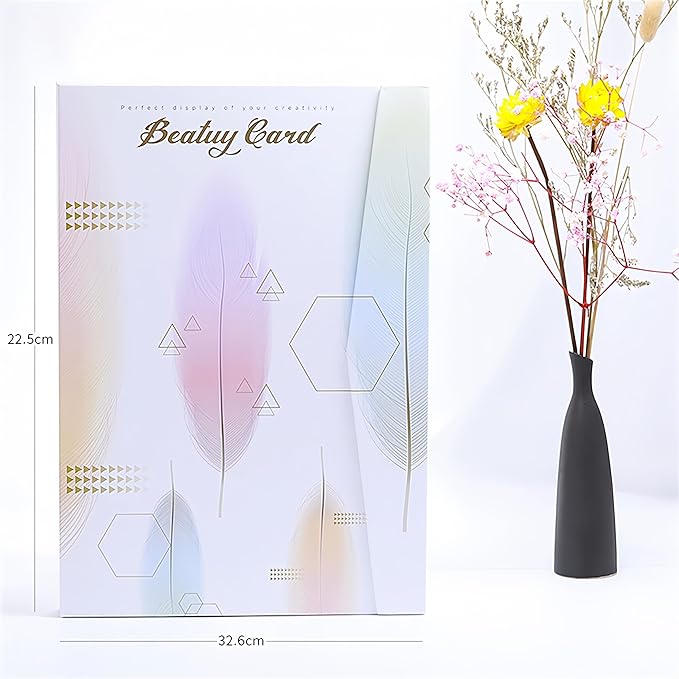 Acycoin2A Nail Color Display Book Detachable Magnetic Diy Nail Art Board for Handmade Press on Nails Show (A Style), 1 Count (Pack of 1)