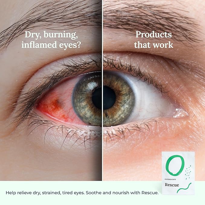 Rescue: Hydrogel Self Cooling Compress | Cold Eye Masks for Puffy Eyes | Self Cooling Eye Compress for Fast Relief | Travel Ready | 12 Count | FSA & HSA Eligible