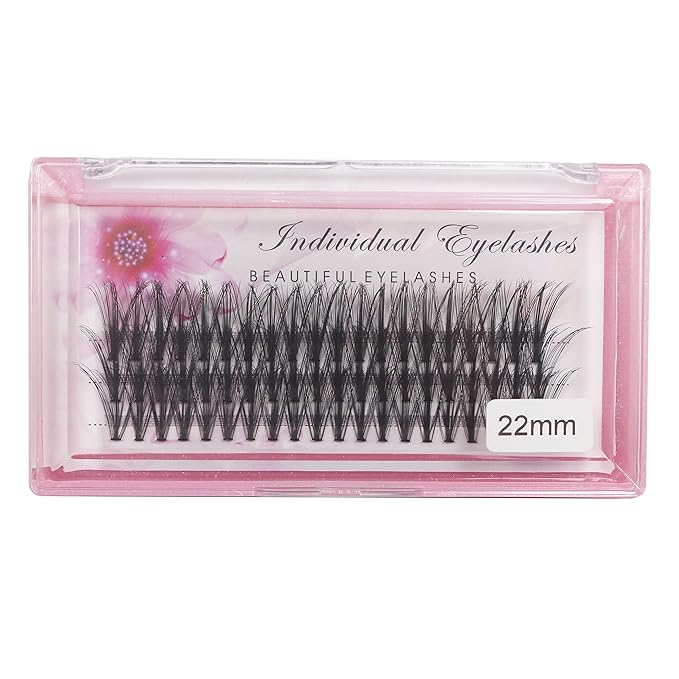 Bodermincer 20D 0.07mm Thickness 8-22mm To Choose Grafting False Eyelashes False Eyelashes Individual Natural Long Mink Fake Eyelashes Extension Handmade Bulk Wholesale (22mm)