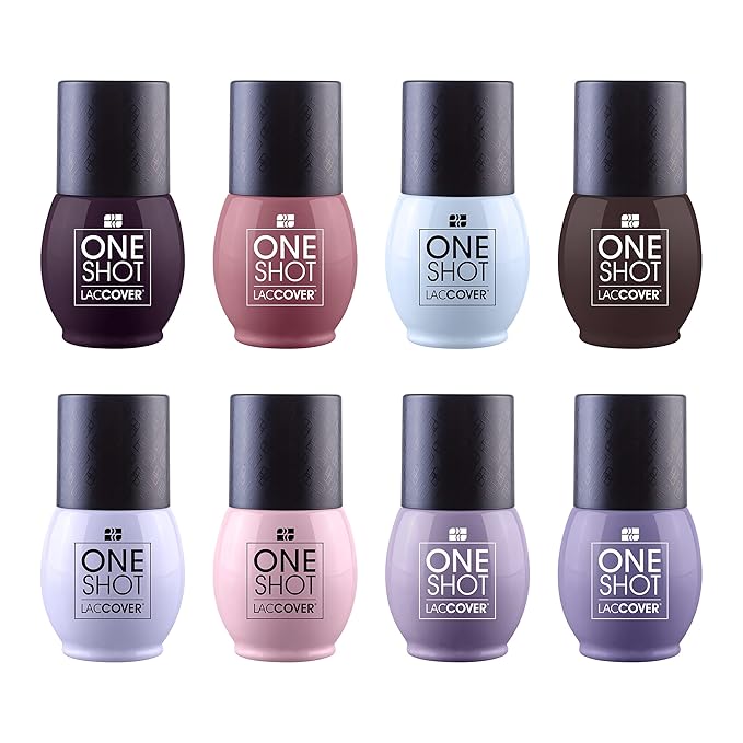 NAIL POLISH GEL SET WINTER COLLECTION, 8 COLORS, 1/2 Fl Oz each one, by NAIL FACTORY
