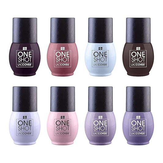 NAIL POLISH GEL SET WINTER COLLECTION, 8 COLORS, 1/2 Fl Oz each one, by NAIL FACTORY